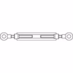 Informations techniques Matériau : acier Matériau (détails) : Acier Modèle (tendeur) : œillet-œillet Norme DIN : DIN 1480 Pro ...