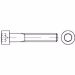 Informations techniques Entraînement (outil) : 6 pans intérieurs Forme de la tête de vis : tête cylindrique Longueur : 4 mm M ...
