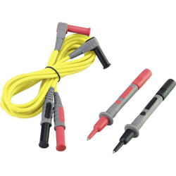 Voltcraft - MSL-504 Cordon de mesure mâle 4 mm pointe de test 1.20 m jaune 1 pc(s)