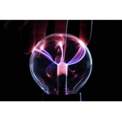 Basetech 1613070 Lampe à effets balle Plasma noir
