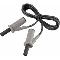 Voltcraft - Cordon de mesure de sécurité[Banane mâle 4 mm -Banane mâle 4 mm ] Ultra flexibles 1.00 m,noir,MSB-501 10 a
