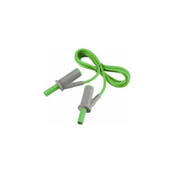 Voltcraft - cordon de mesure de sécurité[banane mâle 4 mm -banane mâle 4 mm ] ultra flexibles 1.00 M,VERT,MSB-501 10 a VC-8063510