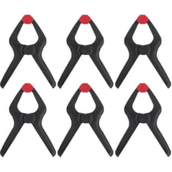 Toolcraft - Lot de 6 serre-joint 35 mm 3 kg 1611469 Envergure max.:35 mm Longueur: 85 mm Mesures d'empattement: