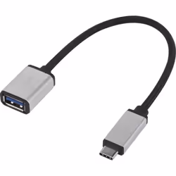 Informations techniques AWG : 32 Blindage : tresse de blindage Couleur : argent Domaines d'application : adaptateur USB Forme ...