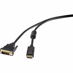 Renkforce RF-3301148, 0,5 m, DisplayPort, DVI-D, Mâle, Mâle, Droit