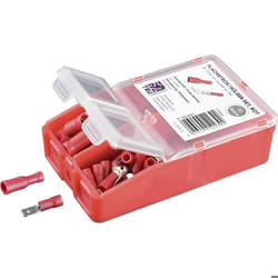 Tru Components - Assortiment De Cosses À Sertir 0.5 Mm² 1.5 Mm² Rouge 140 Pc(s) Entièrement Isolé