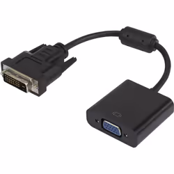 enquête Convertit une prise DVI en prise VGA Pour le branchement d'un moniteur VGA sur le port DVI d’un ordinateur Prend en c ...