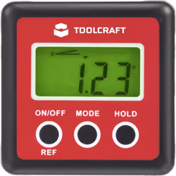 Description générale Le mesureur d'angle numérique Toolcraft est idéal pour le réglage des angles de vos machines-outils. Il  ...