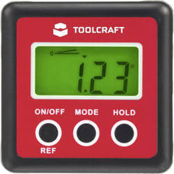 Toolcraft - Rapporteur d'angle numérique TO-4988565 360 °