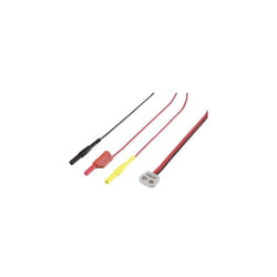 Voltcraft - MB-704 Adaptateur de mesure - raccordement pile 9 v droit noir, rouge