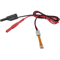 MB-702 Adaptateur de mesure pour batterie - droit noir, rouge - Voltcraft