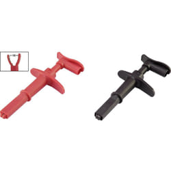 Pince crocodile VOLTCRAFT MSK-116 connecteur mâle 4 mm CAT III 1000 V, CAT IV 600 V noir, rouge