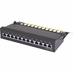 enquête Support de module avec 12 ports RJ45 Pour un montage direct sur le mur Alternative abordable à un panneau de brassage ...
