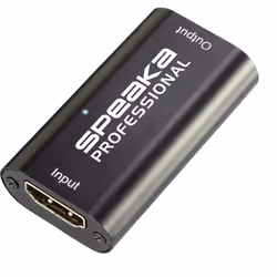 SpeaKa Professional SP-6706948, 3840 x 2160 pixels, Répéteur AV, 20 m, Avec fil, Compatibilité 3D, HDCP