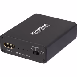 SpeaKa Professional audio Extracteur SP-AE-H/TC-04v2 [HDMI - HDMI Toslink Jack Cinch-RCA] 3840 x 2160 Pixel