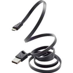 Renkforce RF-3376010 câble USB 1 m USB 2.0 USB A Micro-USB B Noir