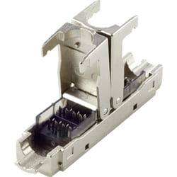 Renkforce - Boîtier de connexion Ultra Slim Adapté pour (spécifications réseau (cat)): cat 6a X667931