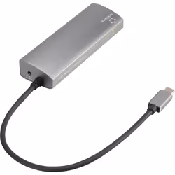 Renkforce RF-3374952, USB 2.0 Type-C, Noir, Gris, USB 3.2 Gen 1 (3.1 Gen 1) Type-A, USB, Windows 10, Windows 7, Windows 8, Wi ...