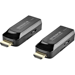 SpeaKa Professional SP-6773280 extension audio/video Émetteur et récepteur AV Noir