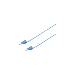 Voltcraft - cordon de mesure[banane mâle 2 mm -banane mâle 2 mm ] ultra flexible 0.9 M,BLEU,MSB-2002.2 a VC-8557650