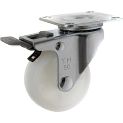 Toolcraft TO-5137875 roulette de meuble Métallique, Blanc 50 kg 5 cm 1 pièce(s)