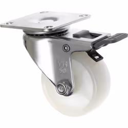 Toolcraft TO-5137875 roulette de meuble Métallique, Blanc 50 kg 5 cm 1 pièce(s)