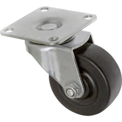 Toolcraft TO-5137884 roulette de meuble Noir, Métallique 50 kg Caoutchouc 5 cm 1 pièce(s)