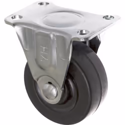Toolcraft TO-5137890 roulette de meuble Noir, Métallique 50 kg Caoutchouc 5 cm 1 pièce(s)