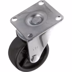 Toolcraft TO-5137893 roulette de meuble Noir, Métallique 50 kg 5 cm 1 pièce(s)