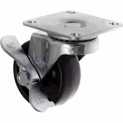 Toolcraft TO-5137896 roulette de meuble Noir, Métallique 50 kg 5 cm 1 pièce(s)