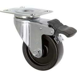 Toolcraft TO-5137905 roulette de meuble Noir, Métallique 70 kg 7,5 cm 1 pièce(s)