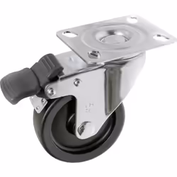 Toolcraft TO-5137905 roulette de meuble Noir, Métallique 70 kg 7,5 cm 1 pièce(s)