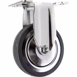 Toolcraft TO-5137932, Noir, Chrome, 80 kg, Caoutchouc, 1 pièce(s), 10 cm