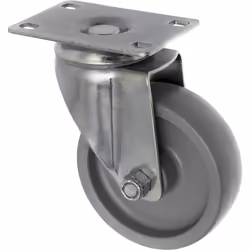 Toolcraft TO-5137935 roulette de meuble Noir, Métallique 125 kg Polypropylène (PP) 10 cm 1 pièce(s)