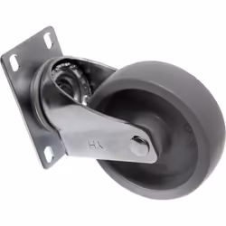 Toolcraft TO-5137935 roulette de meuble Noir, Métallique 125 kg Polypropylène (PP) 10 cm 1 pièce(s)