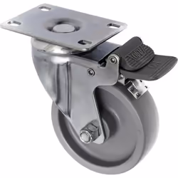 Toolcraft TO-5137938, Noir, Métallique, 125 kg, Polypropylène (PP), 1 pièce(s), 10 cm