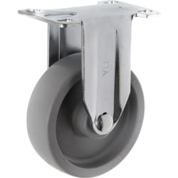 Toolcraft TO-5137941 roulette de meuble Gris, Métallique 125 kg Polypropylène (PP) 10 cm 1 pièce(s)