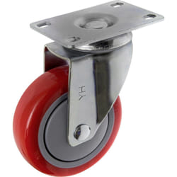 Toolcraft TO-5137953 roulette de meuble Métallique, Rouge 125 kg 10 cm 1 pièce(s)