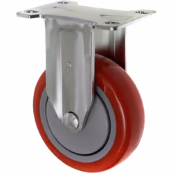 Toolcraft TO-5137959 roulette de meuble Métallique, Rouge 125 kg 10 cm 1 pièce(s)