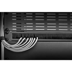 Renkforce RF-3429140 19 pouces Brosse passe-câbles 1 UH noir  REFROIDISSEMENT - VENTILATION - WATERCOOLING