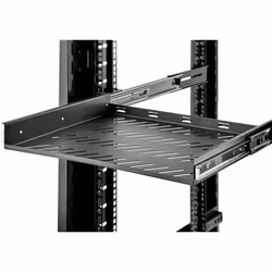 Renkforce RF-3432150 19 pouces Plaque de sol 1 UH extensible adapté à une baie de profondeur: à partir de 500 mm noir
