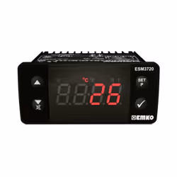enquête Emko ESM-3720 101747 Fonction de chauffage et de refroidissement 1x sortie d'alarme relais Écran LED à 4 chiffres Con ...