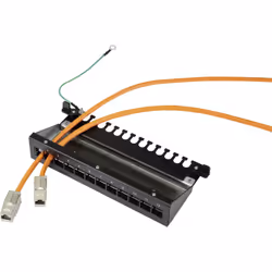 enquête Support de module avec 12 ports Keystone Pour montage snap-in en dehors d'une armoire réseau Pour un montage direct s ...