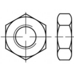 TOOLCRAFT TO-5371776 Écrou hexagonal M2 acier inoxydable A2 100 pc(s)