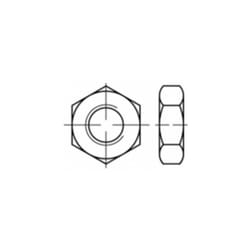 Toolcraft To-5371836 Écrou Hexagonal M3 Iso 4035 Acier Inoxydable A4 100 Pc(S)