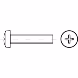 Informations techniques Entraînement (outil) : cruciforme Forme de la tête de vis : tête plate Longueur : 16 mm Matériau : ac ...