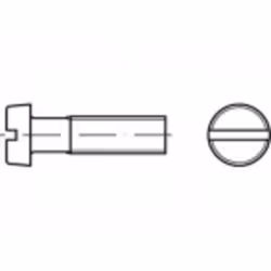 Informations techniques Entraînement (outil) : plat Forme de la tête de vis : tête cylindrique Longueur : 40 mm Matériau : Po ...