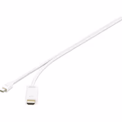 Renkforce RF-3697532, 0,5 m, Mini DisplayPort, HDMI, Mâle, Mâle, Droit