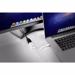 Renkforce RF-3697532 câble vidéo et adaptateur 0,5 m Mini DisplayPort HDMI Blanc