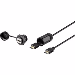 Renkforce RF-3770958, 1 m, HDMI Type A (Standard), HDMI Type A (Standard), Noir
